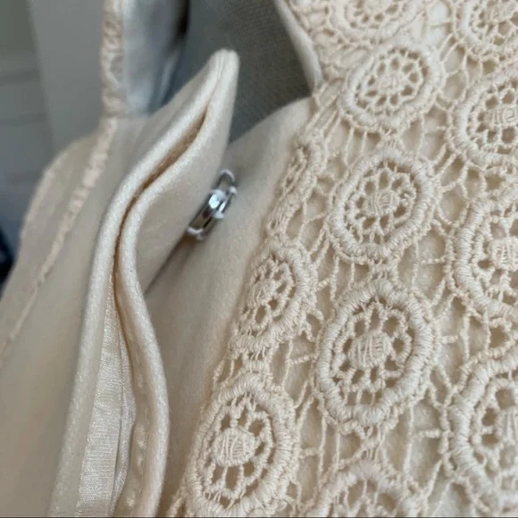 PIM & LARKIN size XS stunning cream jacket with crochet embroidery detail - Picture 4 of 16